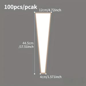 TEMU 100개 꽃 포장백 세트 - 싱글 플라워 백, 장미 포장백, 웨딩, 생일, 발렌타인데이, 플로리스트 용품 | 감성 - 로맨틱 요소