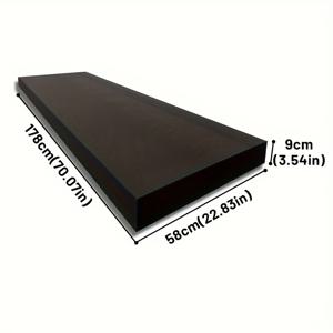 TEMU 검정색 두꺼운 고밀도 폼 패드 1개 - 의자 쿠션 및 소파 시트용 순수 스펀지 쿠션 교체용, DIY 홈 데코 공예, 가구 수리 및 야외 가구 교체 패드용 내구성 있는 폴리에스터 소재, 다다미 매트, 기숙사 매트리스