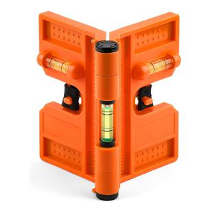 TEMU 조절이 가능한 디자인, 접이식 메커니즘, 90도 수평 조절 기능을 갖춘 마그네틱 포스트 레벨입니다. 수평 및 수직 버블이 포함되어 있어 나무 기둥 및 파이프라인을 고정하는 데 이상적입니다.