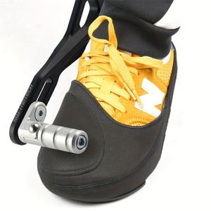 TEMU 1 DUSSERSAT 시프트 슈 커버 - 미끄럼 방지 시프트 레버 보호대, 얼룩 방지 신발, 조절 가능한 클램프, 세탁 가능한 블랙 라이딩 기어, 애호가를 위한
