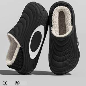 TEMU 남녀공용 겨울 슬리퍼! 고품질 EVA 소재로 제작된 유연하고 내구성 있는 상단, 이번 겨울 함께합니다. 다양한 클래식 컬러로 다양한 패션 요구를 충족. 특별한 텍스처 디자인의 밑창으로 부드러운 걸음, 내부는 부드러운 플러시 안감으로 겨울 내내 발을 따뜻하게 유지, 여성용 신발