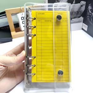 TEMU 이용 내역 추적, 절약 챌린지 및 사무용품을 위한 휴대용 디자인, 스타일리시한 외관, 견고한 구조, 절약 바인더를 위한 콤팩트 바인더 (더블 클립 및 예산 봉투 포함)