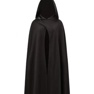 TEMU 코스프레 의상 할로윈 후드 망토, 빈티지 디자인, 파티 의상, 봄/가을 의류 추가, 롤플레잉 및 코스프레에 적합, XS부터 XXL 사이즈에 적합