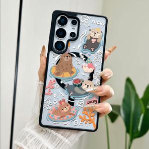 TEMU 휴대폰 케이스 - 귀여운 작은 동물 패턴 마그네틱 폰 케이스 (삼성 S22 S22Ultra S23+ S23 S23FE S24 S24Pius S24FE S24Ultra S25Pius S25 S25EDGE S26 S26Ultra S26EDGE/A06 A16 A26 A36 A56 A15 A25 A35 A55 A54 A07 A17 풀커버)