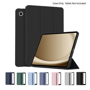 TEMU 삼성 갤럭시 탭 A11 플러스 2025 11인치 A11+ SM-X230 SM-X235 SM-X236B 태블릿 케이스, 인조 가죽 마그네틱 플립 스탠드 커버, 소프트 백 쉘, 자동 깨우기 및 잠금 기능