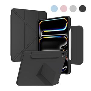 TEMU 태블릿 듀얼 스탠드 펜슬 수납 케이스 애플 아이패드 프로 8세대 에어 7세대 미니 6세대 5세대 4세대 3세대 2세대 11 13 12.9 삼성 갤럭시 탭 A9 FE A8 LITE A7 S10 플러스 S9 S8 S7