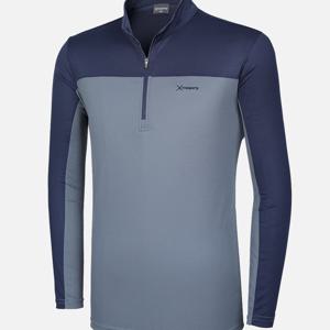 TEMU 남성용 쾌적한 엠보싱 배색 라인 캐쥬얼 긴팔 집업 티셔츠 온더락(M5ST04)