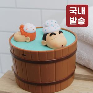 TEMU 짱구 피규어 온천 USB 미니 가습기 탁상용 책상 사무실