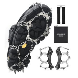 TEMU 캠프웨이 체인 아이젠 19핀 논슬립 등산용 등산화 빙판길 눈길