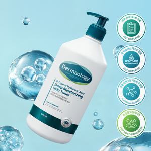 TEMU [병풀잎수 20%] 더마올로지 8중 히알루론산 대용량 수분 토너 1L 스킨 토너 닥토 닦토 모공 여성 여자 남성 남자