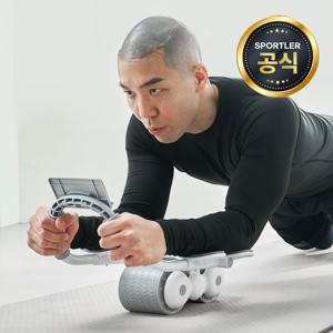 TEMU [한국발송]숀리 AB 슬라이드 플랭크 퍼펙트 복근 운동 기구 뱃살 롤아웃 슬라이더 홈트 롤러 기립근