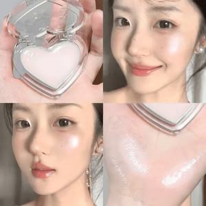 TEMU 소프트 워터글로우 치크& 밤 한 번에 맑은 윤광 연출 자연 투명 톤업 애플존 면중 포인트