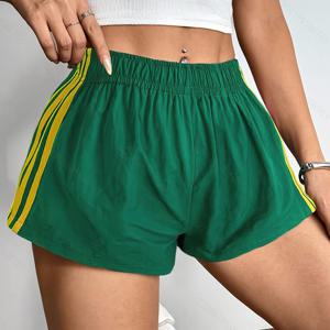 TEMU 여성용 사이드 신축성 허리 캐주얼 루즈핏 반바지 여름 여성 반바지