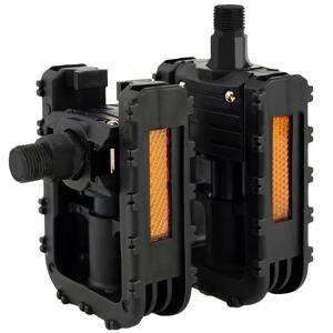 TEMU 산악 및 도로 자전거용 범용 페달 2개/1쌍, 반사판 포함 접이식 자전거 페달, 라이딩 액세서리, 자전거 부품