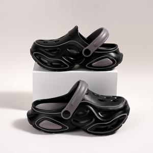 TEMU 남성용 통굽 클로그, 새로운 여름 패션 비치 샌들, 미끄럼 방지 슬립온 샌들, 새로운 여름 스포츠 탈취 클로그, 캐주얼하고 활용도 높은 아웃도어 슬립온 하프 슬리퍼, 남성용 여름 사무실 캐주얼 대사이즈 슬립온 하프 슬리퍼, 통굽 미끄럼 방지 넓은 발가락형 운전용 겸용 샌들