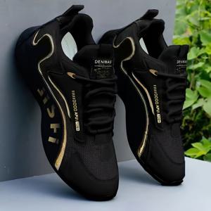 TEMU [스니커즈] 통기성 좋은 키높이 남성용 캐주얼 스케이트화 1켤레, 야외 스포츠에 적합, 넉넉한 사이즈의 가벼운 무게와 편안함, 트레이닝 및 러닝 겸용