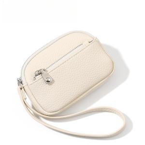 TEMU 새로운 패셔너블 여성용 립스틱 이어폰 수납 제로 지갑. 컴팩트하고 미니한 열쇠고리 펜던트. 멀티 컬러 핸드헬드 지갑. PU 고급 소프트 제로 지갑