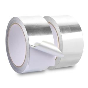 TEMU 알루미늄 호일 테이프 2개, 총 길이 40m, 고온 고강도 단열 테이프, 에어덕트, 건조기 통풍구, HVAC, 밀봉 및 패치용