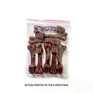 TEMU 대형견용 치아 청소용 대형견 치아 씹는 스틱 8개, 견종에 적합한 내구성 있는 씹는 장난감, 강아지와 개를 위한 휴대용 치아 청소 간식, 치석 및 구취 제거, 치아 관리용 씹는 선물