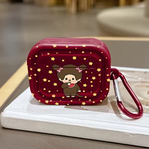 TEMU 애플 에어팟 1/2/3/4/프로/프로 2호 호환 케이스 - 귀여운 걸 인형 TPU 커버, 스크래치 방지 충격 흡수, 미끄럼 방지 그립 & 버클 스트랩, 내구성 있는 보호 커버 (에어팟 액세서리용)