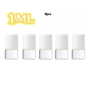 TEMU 4개 미니 유리 롤온 병, 0.03Oz 용량, 2mm 롤온 포함 - 휴대용 여행용 향수, 에센셜 오일, 제품 용기, 컴팩트 유리 병 디자인, 외출 중 리필에 적합