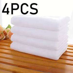 TEMU 4단 패키지 초극세사 퀵 드라이 타월 - 매우 푹신하고 고급스러운 타월, 뛰어난 흡수력과 빠른 건조, 성인 및 가족용으로 적합 - 두꺼운, 피부 친화적이고 통기성이 좋으며, 샤워, 수영장, 헬스장 및 호텔 사용에 적합