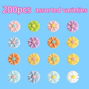 TEMU 200개 야간 조명 데이지 네일 & 귀걸이 액세서리 - DIY 공예, 헤어핀, 네일 장식용 - 백투스쿨, 졸업, 어버이날 선물, 선생님 선물, 헤어클립, 귀걸이 장식