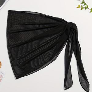 TEMU 인스 비키니 랩 스커트 에이프런, 타이가 있는 다용도 수영복 커버업, 해변용 및 프라이버시 보호