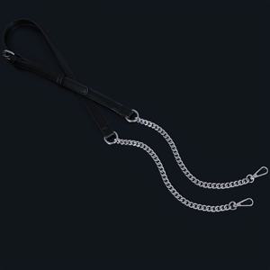 TEMU 1개 패션 조절 가능 체인 가방 스트랩, PU 소재 단색 인조 가죽, 여성 가방 액세서리, 바디 숄더백 체인, 49.2인치