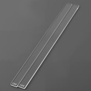 TEMU 호비워커 2pcs 아크릴 폴리머 클레이 깊이 가이드, 도우 클레이 스트립 두께 측정자, 5가지 사이즈 폴리머 클레이 두께 측정기, 2/3/4/5/10mm 사용 가능, 길이 40cm, 주얼리 제작 도구, 주얼리 공구 용품