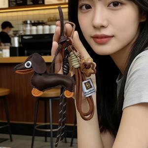 TEMU MIU 시리즈 가방 펜던트, 고급 소시지 강아지 야구 가방 펜던트, 핸드메이드 스플라이싱, 분위기 있는 액세서리, 귀여운 키체인 펜던트, 패셔너블한 여성 가방 액세서리 선물, 지갑 제작, DIY 지갑 제작