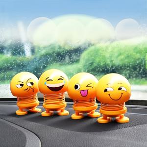 TEMU 봄철 스프링 장치 만화 스타일 머리 흔들기 인형이 특징인 새로운 에모지 조합 장식품 4개 세트입니다. 차량 내부 장식, 가정 및 데스크탑 사무실 장식에 적합합니다. 간편한 부착을 위해 양면 접착 테이프가 함께 제공됩니다.