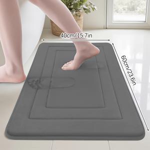 TEMU 1개 메모리폼 욕실 매트, 주방 러그, 빈티지 흡수 미끄럼 방지 매트, 긴 스트립 매트, 편안한 스탠딩 매트, 거실, 침실, 욕실, 주방 싱크대, 세탁실, 사무실 러그, 발렌타인데이 홈 러너