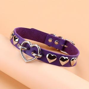 TEMU 여성을 위한 섹시한 사랑 펜던트 PU 가죽 나이트 클럽 파티 선물 초커