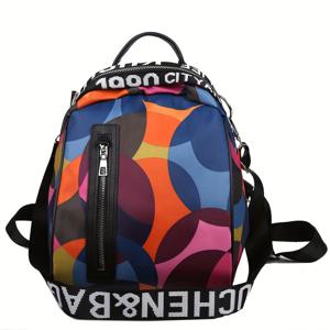 TEMU 캐주얼 여성 백팩 옥스포드 천 플로럴 쉘 클러치 여성 가방 핸드백 크로스바디 백