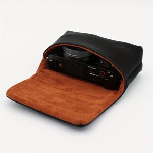 TEMU 부드러운 플러시 안감 카메라 케이스 - 콤팩트 카메라용 보호 파우치, ZV1, ZVE10, LX10, RX100, GR3 모델 호환, 클러치로도 사용 가능, 매우 우아함