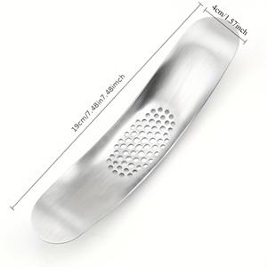 TEMU 스테인리스 스틸 곡선 감자 프레스 - 다용도 수동 도구, cloves(마늘 머리) 분쇄용