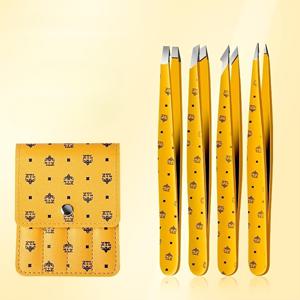 TEMU 1세트 전문 정밀 털 제거용 족집게, 무향, 턱수염 및 콧수염에 이상적, 고정밀 눈썹 성형 및 털 뽑기 키트