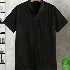 TEMU 남성용 폴로 셔츠 반팔 티셔츠, 여름 통기성 니트 캐주얼 패션 아우터웨어 편안한 고품질 남성 상의