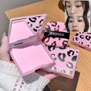 TEMU 프린트 오일 흡수 블로팅 페이퍼, 번짐 없는 지속적인 메이크업 터치업, 내장 퍼프와 미러 케이스로 휴대 간편. 유분 효과적으로 조절, 상쾌하고 흡수되지 않아 피부를 신선하게 유지