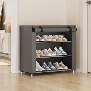 TEMU 10단 신발 정리대 (4/10단 선택 가능) - 방진, 대용량 소형 신발 정리함, 간편한 조립 및 이동성, 현관, 수납 솔루션, 가정 및 기숙사 정리에 적합