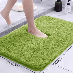 TEMU 푹신하고 흡수성이 뛰어난 메모리폼 욕실 바닥 매트, 욕실 러그, 빠른 흡수, 세탁 가능, 기계 세탁 가능, 부드럽고 편안한 카펫, 욕실 액세서리, 다양한 홈 데코용 바닥 매트로 이상적, 욕실, 주방 러그, 세탁실, 침실, 샤워실, 실내 매트, 크리스마스 장식에 적합