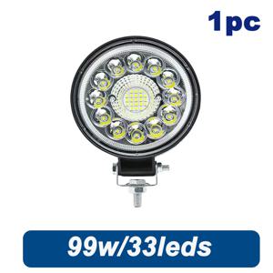 TEMU 1팩 4인치 스타일 원형 LED 작업등 | 12-24V 넓은 전압, 1200-2000 루멘, 지프/트럭/자동차/트랙터에 적합, 보조 헤드라이트로 사용 가능, 배터리 없음
