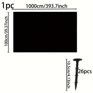 TEMU 튼튼한 부직포 지오텍슬리드 재료, 26개의 포함, PP 재질, 진입로, 정원 잡초 제어, 조경 덮개, 프렌치 배수 솔루션, 오래 지속되는 조경 원단에 적합