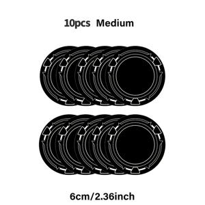 TEMU 10개 세트 무선 충전용 효율적 방열 금속 플레이트 링, 자석 차량용 iPad 홀더 라디에이터 철판 스티커
