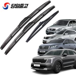 TEMU 1+1+1 쉽딱 for 쏘렌토 스윙와이퍼 전면 후면 호환 순정형