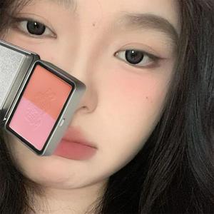 TEMU 투톤 블러셔 입체 페이스 연출 블러셔·쉐딩·아이섀도로 활용 가능 분위기 물씬