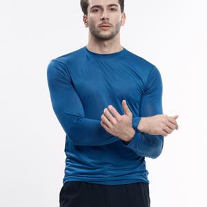 TEMU 남성 냉감효과 쿨핏 아이스 티셔츠 쿨링 여름 긴팔티 얼음땡(M6ST33)