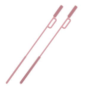 TEMU 빨대 청소 브러시 2개 세트, 식품등급, 빨대를 손상시키지 않고 얼룩을 제거, 다기능 청소 도구, 물병 빨대/보온병/일상 가정용으로 적합