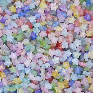 TEMU 주얼리 제작용 10mm 멀티컬러 골든 스팽글 300개, 스타 비즈, 드릴된 스페이서, 핸드메이드 DIY 커팅면 끈 장식용 비즈 모음, 귀걸이, 팔찌, 목걸이, 헤어 액세서리에 완벽한 Ymapinc 별 참, 아크릴 별 모양 비즈 참, DIY 귀걸이 & 목걸이용 별 주얼리 펜던트